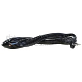 Foto van Snoer H05VVF 2x0.75mm2 zwart 6M soepel stofzuiger kabel 