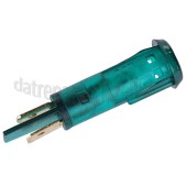 Foto van Lampje controle rond groen F=11 klemmodel, 230V inbouw 10,5mm 