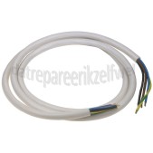 Foto van Snoer Perilex snoer 5x2,5mm2 H05VV-F Wit 2M Fornuissnoer 5 aderig (voor Perilex) 