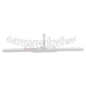 Foto van Bauknecht Slotplaat v. deurgreep -wit- lang TRA 2250-TRK 2870 