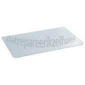 Foto van Ariston-Blue Air Glasplaat 46.5 x 28 cm R163-R1630-R2230-OKRF3100 