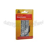 Foto van Deltafix Stootdopje zelfklevend transparant 18x18x6mm 