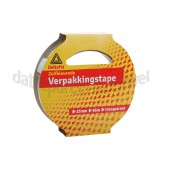 Foto van Deltafix Tape Verpakkingstape transparant 25mm breed en 66m lang 