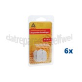 Foto van Deltafix Beveiliging stopcontact kinder beveiliging Zelfklevend wit 