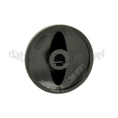 Foto van Whirlpool Knop Van ker.plaat zwart AKM624,AKM607 