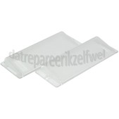 Foto van Whirlpool Kap Van licht transparant 16,9cm x 6,4 cm LS302 LS301,AKB062,ARG063 