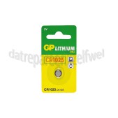 Foto van GP Batterij Knoopcel lithium 3volt CR1025 