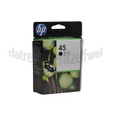 Foto van HP Hewlett-Packard Inktcartridge No. 45 Black Deskjet 800 series 
