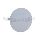 Foto van Plafondplaat Afdekplaat rond+klem -wit doorsnede 9,3 cm 