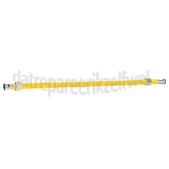 Foto van Gasslang RVS gasslang alleen voor inbouw apparatuur RAM 60 cm geel met koppelingen 