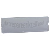 Foto van Bauknecht Glaasje Van afzuigkap lampje DL3351,IKEA80027595, 