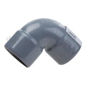 Foto van Dps Bocht PVC 32mm 90 gr. 2x lijm 