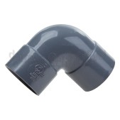 Foto van Sanitair Bocht PVC 40mm 90 gr. 