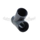 Foto van Sanitair T-stuk PVC 40mm 45 gr. 3x lijm 