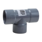 Foto van Dps T-stuk PVC 40mm 90 gr. 3x lijm 