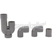 Foto van Sifon P/S 40mm -grijs- 