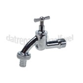 Foto van Dps Slangwartelkraan met kruk 1/2'x3/4' 