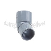 Foto van Dps Bocht PVC 32mm 45 gr. 1x spie 1x lijm 
