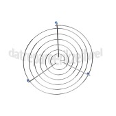 Foto van Samsung Rooster Laag model H=40mm D=260mm C100,CEK98F,CK95, 