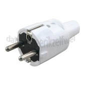 Foto van Stekker Pvc + RA wit Stekker 10/16A 