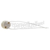 Foto van Lamphouder GU10 T250 Wit Haakse fitting van teflon 