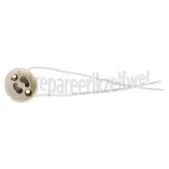 Foto van Lamphouder GU10 T250 Wit Haakse fitting van teflon 