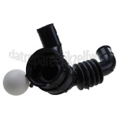 Foto van Indesit Slang kuip filter Met kogel -5 ribbels- W104, AL129, WE12, ALD160 