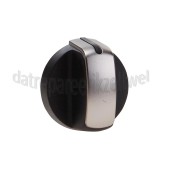 Foto van Ariston-Blue Air Knop Gasknop, Zwart/Chroom PKQ755DGH, PKQ644DGHAG 