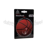 Foto van Deltafix Wandhaak Wandhaak basketbal herplaatsbaar Zelfklevend, 100x100mm, Draagvermogen 2,3kg 