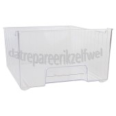 Foto van Bosch Groentelade Transparant 310x280x168mm KGU40621, KGU40124 