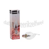 Foto van Calex Gloeilamp Tip-Kaarslamp 240V 3 Watt 5 Lumen 2000K E14 BXS35 Flickervlam 