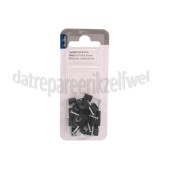 Foto van Q-Link Clip 8mm VMVL + coax 12 zwart 20 stuks kabelclip 