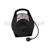 Foto van Q-Link Snoerhaspel 3x1,0mm2 2300W HO5VV-F 20M Haspel met thermische beveiliging 