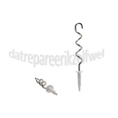 Foto van Braun Deeghaak Set, wit, van mixer M700, M800, M890, M1000 