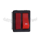 Foto van Numatic Schakelaar Schakelaar zuigkracht regeling + led HI / LOW NVR200, HVR200, HET200, HVR180-11 