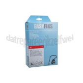 Foto van Easyfiks Stofzuigerzak Micro Fleece 8 stuks Nw Stijl Grosse 28 4000-5000 serie-Rosso 