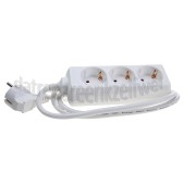 Foto van Tafelcontactdoos 3 voudig geaard 3500W 3v tafelcontactdoos met kinderbeveiliging 