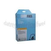 Foto van Easyfiks Stofzuigerzak Micro Fleece 8 stuks Nw Stijl 400-600 Serie G-N 