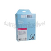 Foto van Easyfiks Stofzuigerzak S bag Micro Fleece 8 stuks Nw Stijl S-BAG HR 8500-8599-FC9006 