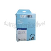Foto van Easyfiks Stofzuigerzak S-BAG Micro Fleece 8 stuks Nw Stijl Oxygen Smartvac E201B 