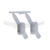 Foto van Whirlpool Knop Drukknop, wit. Bediening AWOC8211, DLC6001, AWOD7216 