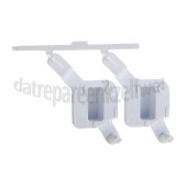 Foto van Whirlpool Knop Drukknop wit. Bediening WAK3462, WA5565, WAK7314 