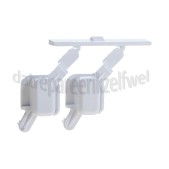 Foto van Whirlpool Knop Drukknop wit. Bediening WAK3462, WA5565, WAK7314 