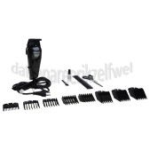 Foto van Wahl Tondeuse Wahl -zwart- 300 serie, inclusief 8 opzetkammen Haar en baard 