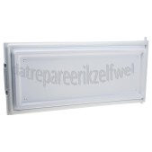 Foto van Whirlpool Vriesvakklep Compleet met greep en rubber ARC1824, WM1450AW 