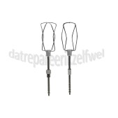 Foto van Tefal Garde Emulgeergarde van roestvrij staal (2stuks) Klopper powermix van het merk Seb/Tefal HT611 