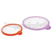 Foto van WPRO Deksel Magic Cover, Vacuum deksels 15 en 21cm, set van 2 stuks Universeel gebruik 