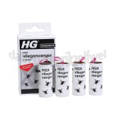 Foto van HG Verdelger HGX Vliegenvanger 4 geurloze kleefbanden 