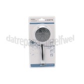 Foto van Disflex Douchekop Handdouche Genua, 100mm, 1 stand ABS chroom 