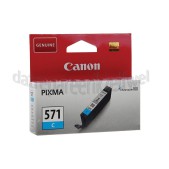 Foto van Canon Inktcartridge CLI 571 Cyan Pixma MG5750, Pixma MG5751, Pixma MG6850 
